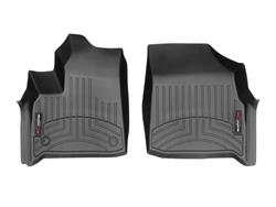 Floor Mats, FloorLiners, Front Seat, Thermoplastic, Black, Chevy, Pair