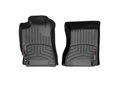 Floor Mat, Front Seat, Thermoplastic, Black, Subaru, Pair