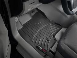 Floor Mat, Front Seat, Thermoplastic, Black, Saturn, Vue, Pair