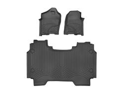 Floor Mats, WeatherTech FloorLiner HP, Front/Second Seat, Thermoplastic, Black, Ram, Set
