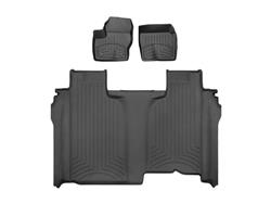 Floor Mats, FloorLiner HP, Front/Second Seat, Thermoplastic, Black, Chevrolet, GMC, Set