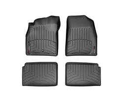 Floor Mats, FloorLiners, Front/Second Seat, Thermoplastic, Black, Chevrolet, Set