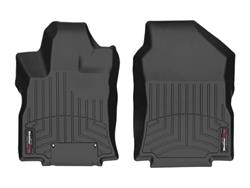 Floor Mats, Floor Liners, Front Seat, Thermoplastic, Black, Subaru, Pair
