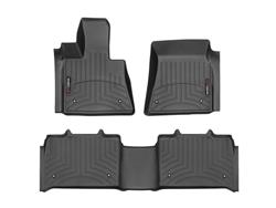 Floor Mats, FloorLiners, Front/Second Seat, Thermoplastic, Black, Rolls-Royce, Set