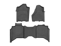 Floor Mats, FloorLiner HP, Front/Second Row, Thermoplastic, Black, Ram, Set