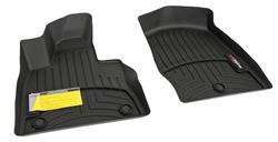 Floor Mats, Floor Liners, Front Seat, Rubberized/Thermoplastic, Black, Ford, Explorer, Pair