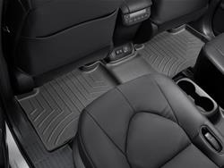 Floor Mat, Floor Liner, Second Seats, Thermoplastic, Black, Toyota, Each