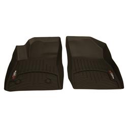 Floor Mats, FloorLiners, Front Seat, Thermoplastic, Black, Buick, Chevrolet, Pair