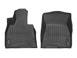 Floor Mats, FloorLiners, Front Seat, Thermoplastic, Black, Genesis, Pair