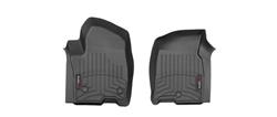 Front Floor Liner, Chevrolet, GMC, Black, Pair