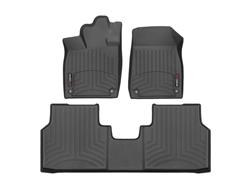 Floor Mats, WeatherTech DigitalFit FloorLiners, Front/Second Seat, Thermoplastic, Black, Volkwagen, Set