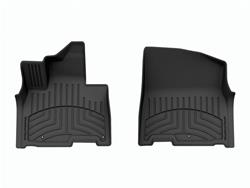 Floor Mats, FloorLiner HP Floor Mats, Front Seat, Thermoplastic, Black, 7 and 8-passenger Seating, for Kia, Pair