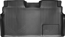 Floor Mat, Floor Liner, Second Seat, Rubberized, Black, Ford, Each