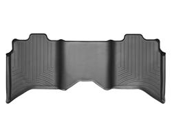 Floor Mat, Floor Liner, Second Seat, Thermoplastic, Black, Dodge, Each
