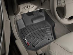Floor Mats, FloorLiners, Front Seat, Thermoplastic, Black, Volvo, Pair