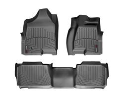Floor Liner, DigitalFit, Front/Second Seat, Thermoplastic, Black, Hummer, Set