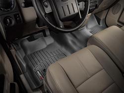 Floor Mats, WeatherTech, Front Seat, Thermoplastic, Black, Ford, Each