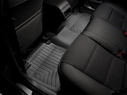 Floor Mat, WeatherTech, DigitalFit, Front/Second Seat, Thermoplastic, Black, for Hyundai, Set of 4