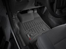 Floor Mat, Weather Tech, Front Seat, Thermoplastic, Black, Ford, Pair