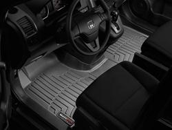 Floor Mat, Floor Liner, Front Seat, Thermoplastic, Black, for use on Honda®, Each