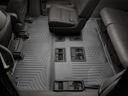 Floor Mats, FloorLiner HP Floor Mats, Third Seat, Thermoplastic, Black, Ford, Lincoln, Each