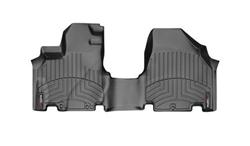 Floor Mat, DigitalFit, Front Seat, Thermoplastic, Black, for use on Honda®, Each