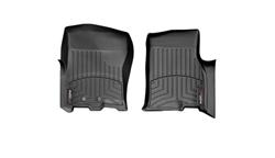 Floor Mat, DigitalFit, Front Seat, Thermoplastic, Black, Ford, Pair