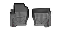 Floor Mat, DigitalFit, Front Seat, Thermoplastic, Black, Land Rover, Pair