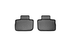 Floor Mat, Weather Tech, DigitalFit, Second Seat, Thermoplastic, Black, Chrysler, Dodge, Pair