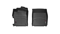Floor Mat, Weather Tech, DigitalFit, Front Seat, Thermoplastic, Black, for use on Honda®, Pair