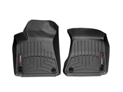 Floor Mat, Weather Tech, DigitalFit, Front Seat, Thermoplastic, Black, Audi, Pair