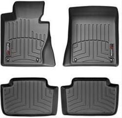 Floor Mat, DigitalFit, Front/Second Seat, Thermoplastic, Black, Chevy, GMC, Set