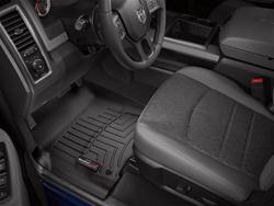 Floor Mat, DigitalFit, Front Seat, Rubberized, Black, Ram, Pair