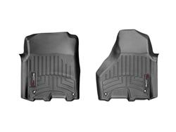 Floor Mats, WeatherTech DigitalFit FloorLiners, Front Seat, Full Floor Center Console, Black, Ram, Pair