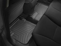 Floor Liner, WeatherTech, DigitalFit, Second Seat Area, Thermoplastic, Black, for use on Honda®, Each