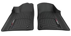 Floor Mat, Front Seat, Thermoplastic, Black, Dodge, Jeep, Pair