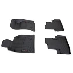 Floor Mat, DigitalFit, Front/Second Seat, Thermoplastic, Black, Cadillac, Set of 4