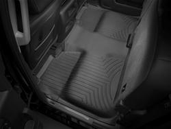 Floor Mat, DigitalFit, Second Seat, 1-Piece, Thermoplastic, Black, Crew Cab, Each