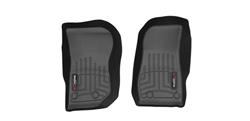 Floor Mat, WeatherTech, DigitalFit, Front Seat, Thermoplastic, Black, Jeep Wrangler, Pair