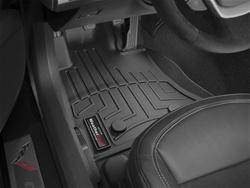 Floor Mat, Weather Tech, DigitalFit, Front Seat, Thermoplastic, Black, Chevy, Pair