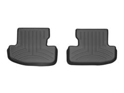Floor Liner, WeatherTech, DigitalFit, Second Seat, Thermoplastic, Black, Ford, Pair
