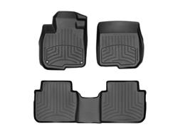 Floor Mats, FloorLiner HP, Front/Second Seat, Black, Thermoplastic, Subaru, Set