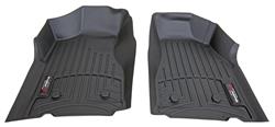 Floor Mat, DigitalFit, Front Seat, Thermoplastic, Black, Chevy, Pair