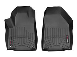 Floor Mat, DigitalFit, Front Seat, Thermoplastic, Black, Jeep, Pair