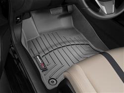 Floor Liner, DigitalFit, Front Seat, Thermoplastic, Black, for use on Honda®, Pair