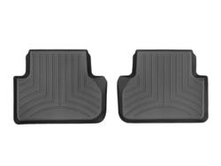 Floor Mats, FloorLiners, Second Seat, Thermoplastic, Black, Audi, Pair