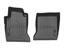 Floor Mat, Front Seat, Thermoplastic, Black, Chevy, Pair