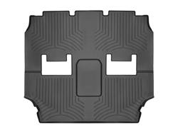 Floor Mats, FloorLiners, Second/Third Seat, Thermoplastic, Black, Chrysler, Set