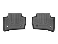 Floor Mat, Second Seat, Thermoplastic, Black, Jaguar, Pair