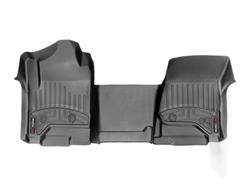 Floor Mats, FloorLiners, Front Seat, Thermoplastic, Black, Chevy, GMC, Each
